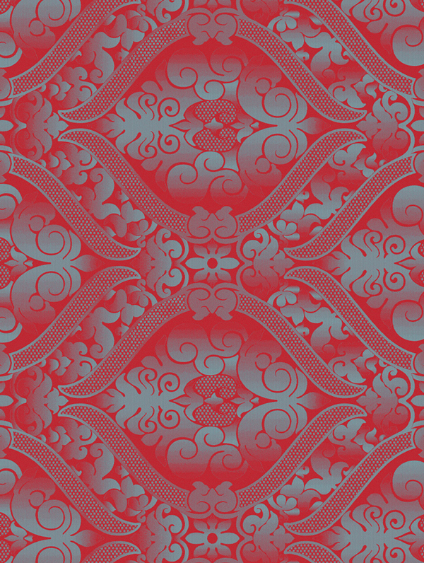 Damasco pop - arancio/fuxia - Image 2